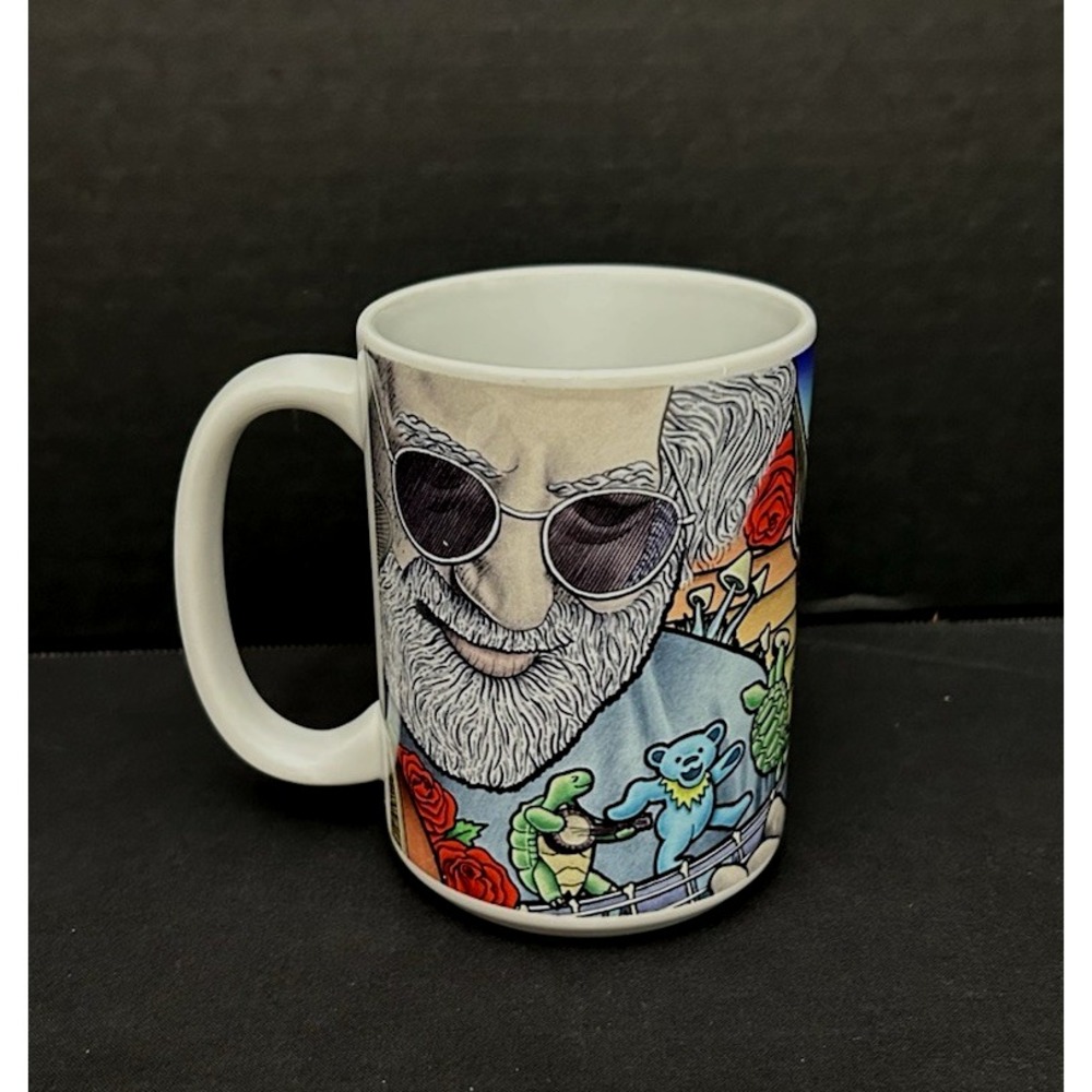 Grateful Dead Mug Cup Jerry Garcia Bill Kreutzmann Dancing Bears Turtles